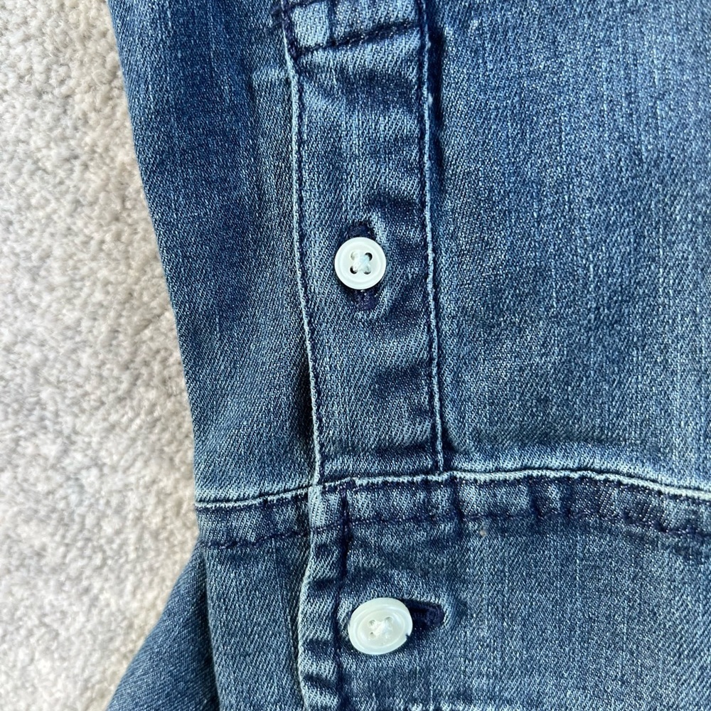 Abercrombie Kids Denim Buttondown Sz. 7/8 - Picture 5 of 6